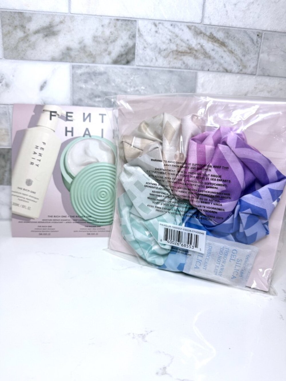 NEW Fenty Hair Oversized Scrunchie plus The Rich/Richer One